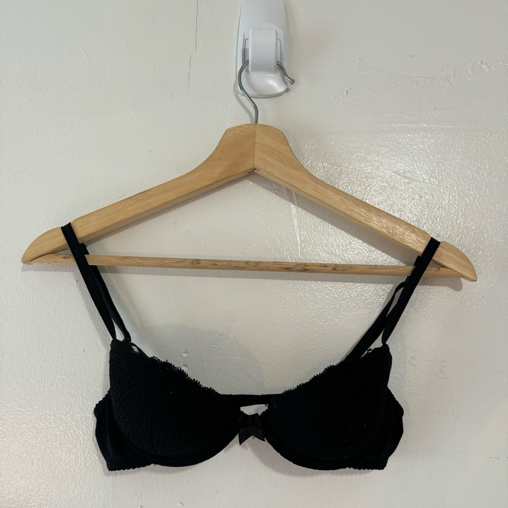 32c Timpa Underwire Lace Bra Black